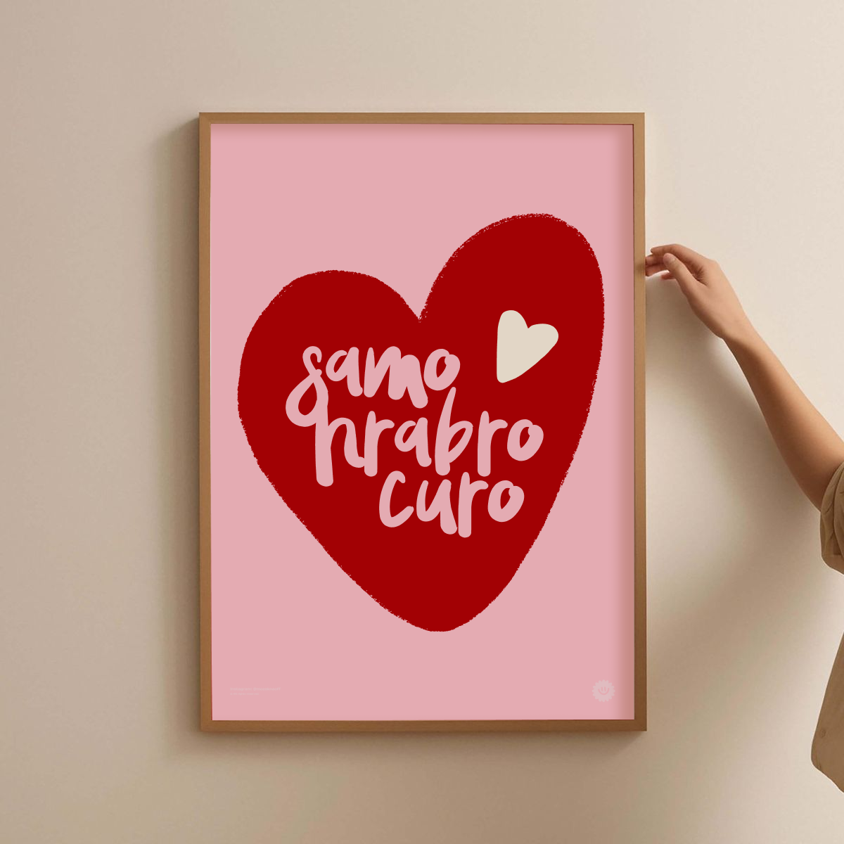 Poster - samo hrabro curo