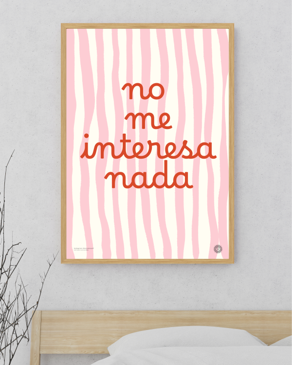 No me interesa nada