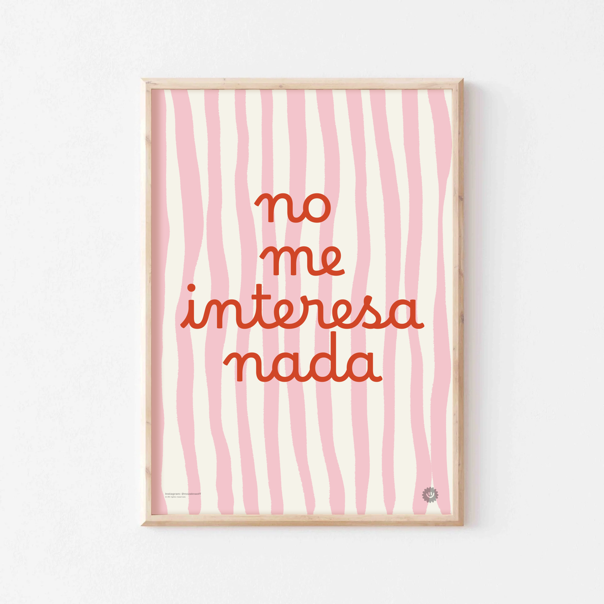 No me interesa nada poster